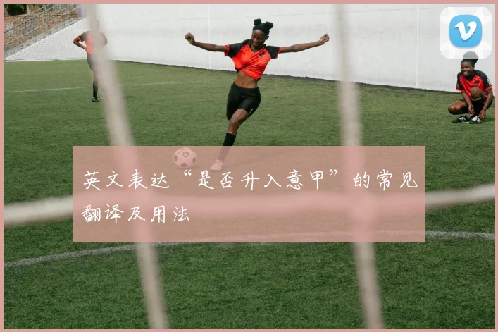 英文表达“是否升入意甲”的常见翻译及用法