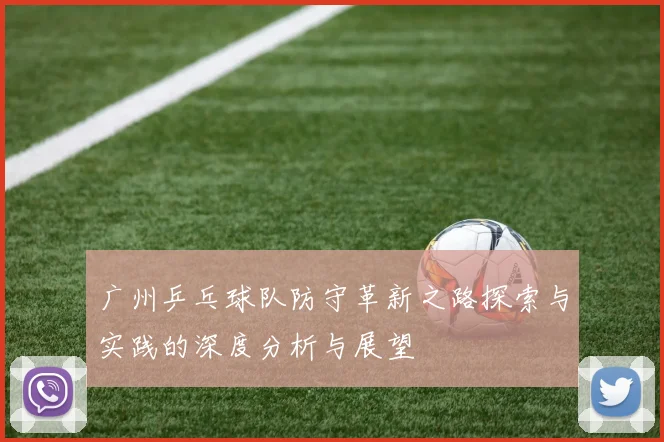广州乒乓球队防守革新之路探索与实践的深度分析与展望